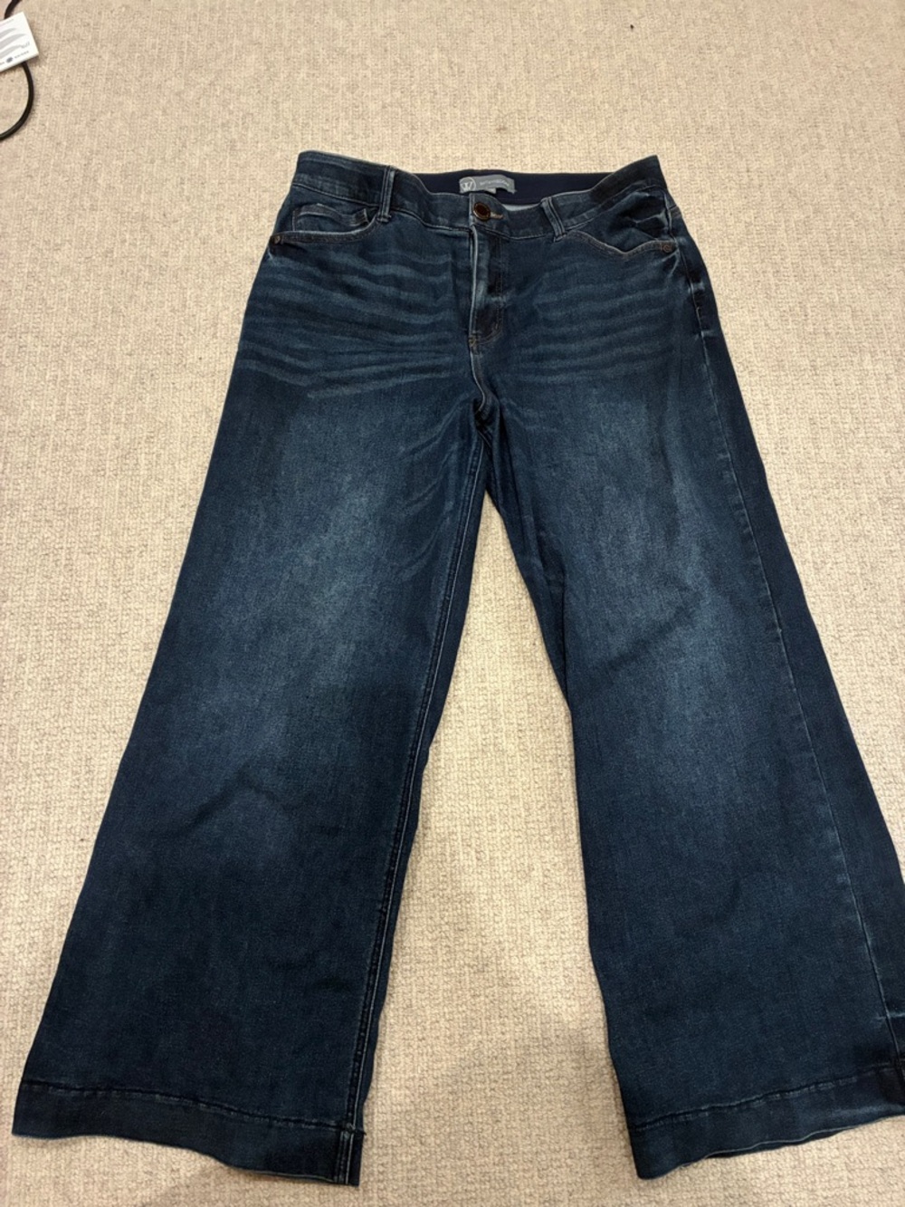 Wit & Wisdom Dark Indigo Wide-Leg Jeans